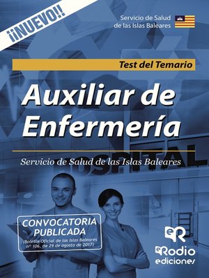 cover image of Auxiliar de Enfermería. Servicio de Salud de las Islas Baleares. Test del Temario